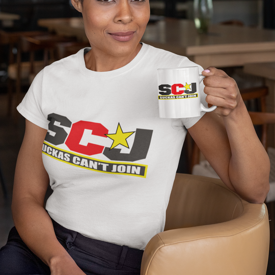 Camiseta negra SCJ Star Crew Neck